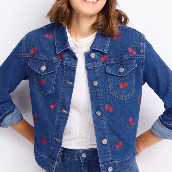 POPPY & GRACE Jackets & Blazers - POPPY & GRACE LAURENE DENIM JACKET NEW XL